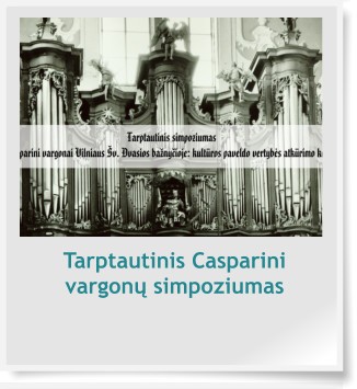 Tarptautinis Casparini vargonų simpoziumas